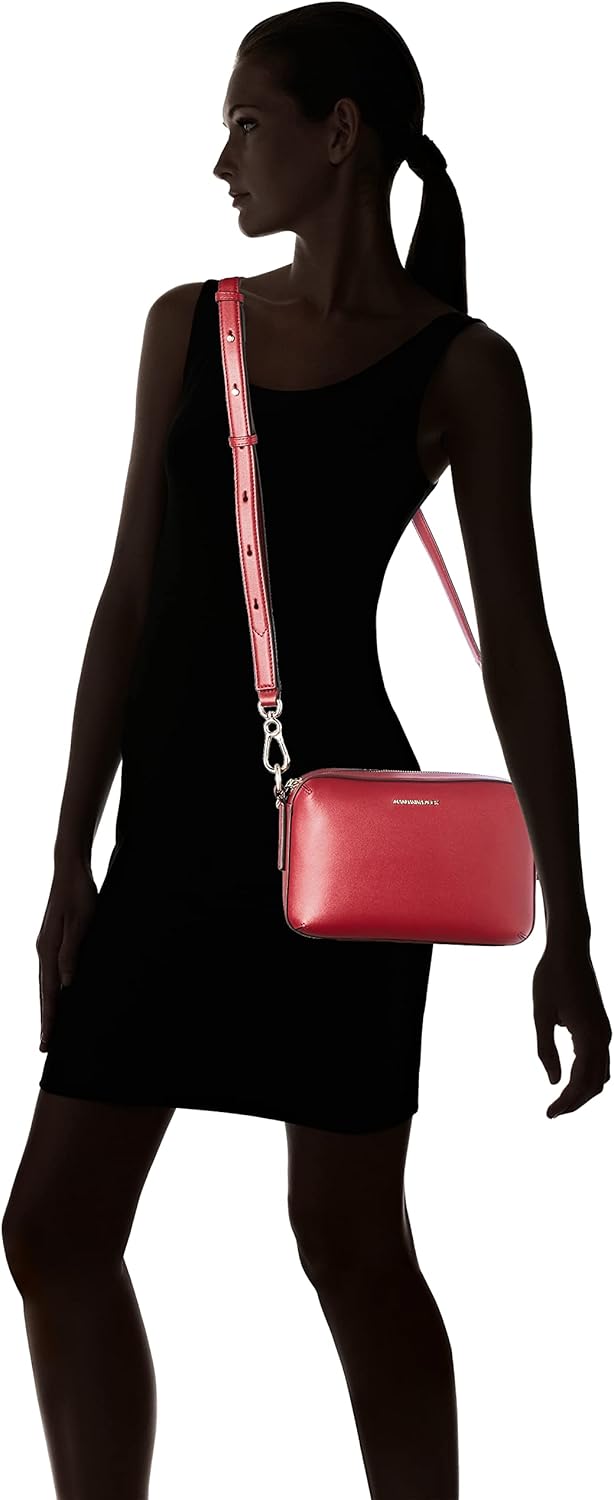 Mandarina Duck Damen Luna Umhängetasche, 24x14,5x9,5 (L x H x W) Rhubarb, Rhubarb