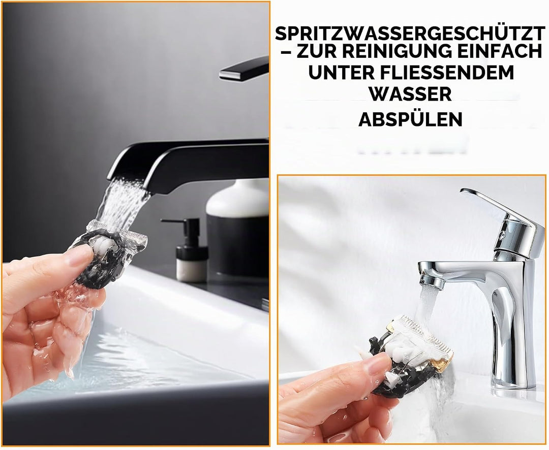 BarberBoss Tragbarer Bart- &amp; Haarschneider, Gesichtshaarschneider für Männer mit Keramikklinge, Präz
