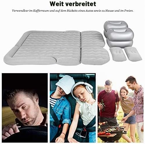 Verbesserte Verdickte Aufblasbare Matratze, SUV-Luftmatratze, Tragbares Luftbett für SUV, MPV, Autos