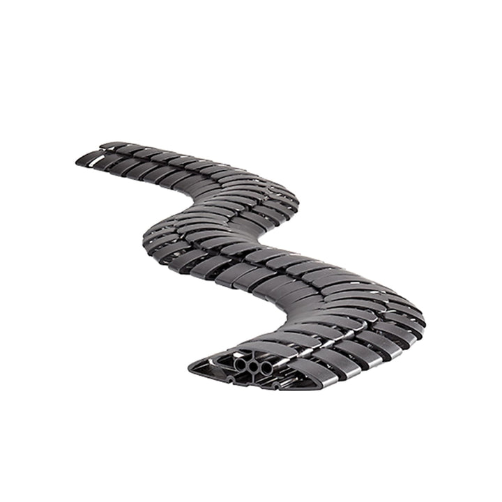 BACHMANN Kabelschlange PRO Kabelführung Schwarz 930.032 (flexibler und robuster Kabelschlauch)