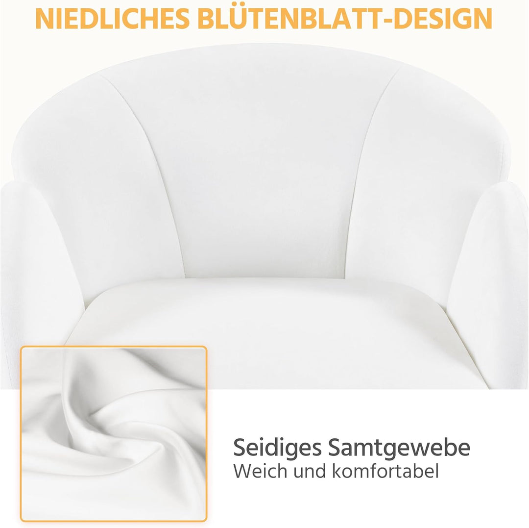 Yaheetech Schreibtischstuhl Ergonomisch Bürostuhl bis 136 kg Belastbar, Drehstuhl Höhenverstellbar C
