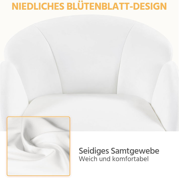 Yaheetech Schreibtischstuhl Ergonomisch Bürostuhl bis 136 kg Belastbar, Drehstuhl Höhenverstellbar C