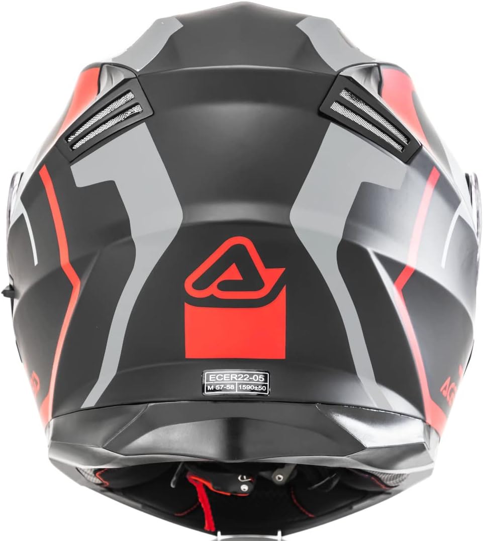 ACERBIS CASCO SEREL NERO/ROSSO XL