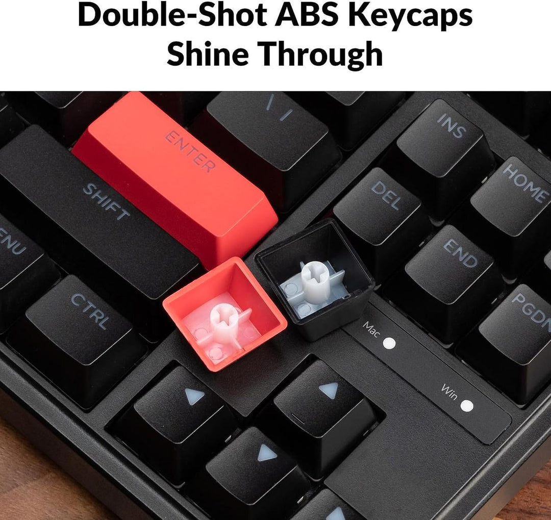 Keychron C3 Pro QMK/VIA Trådbundet Mekaniskt Tangentbord, Programmerbart, TKL-gamingtangentbord 87 T