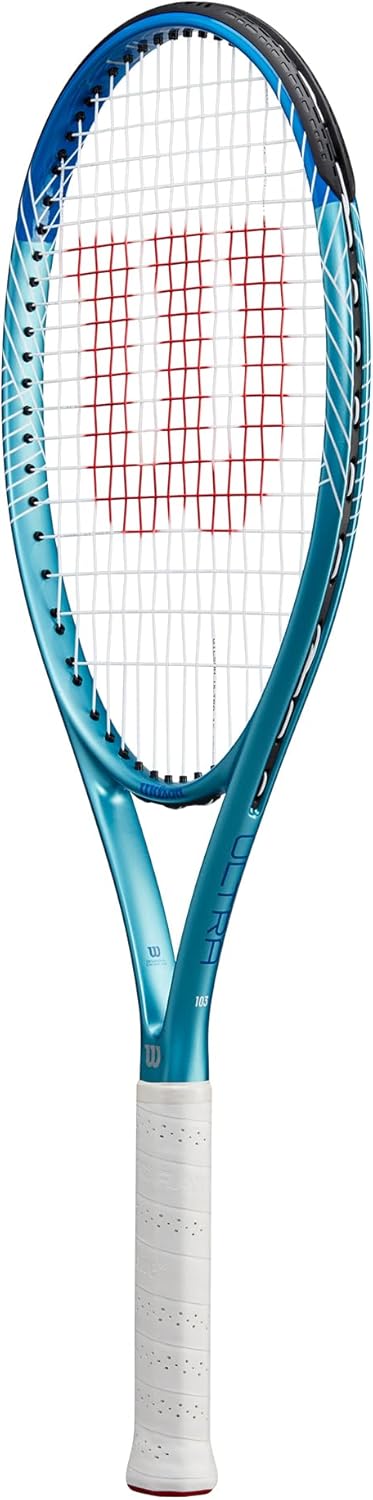 Wilson Ultra Power 103 Tennis Racket 4-1/8" (1) Blau / Weiss, 4-1/8" (1) Blau / Weiss