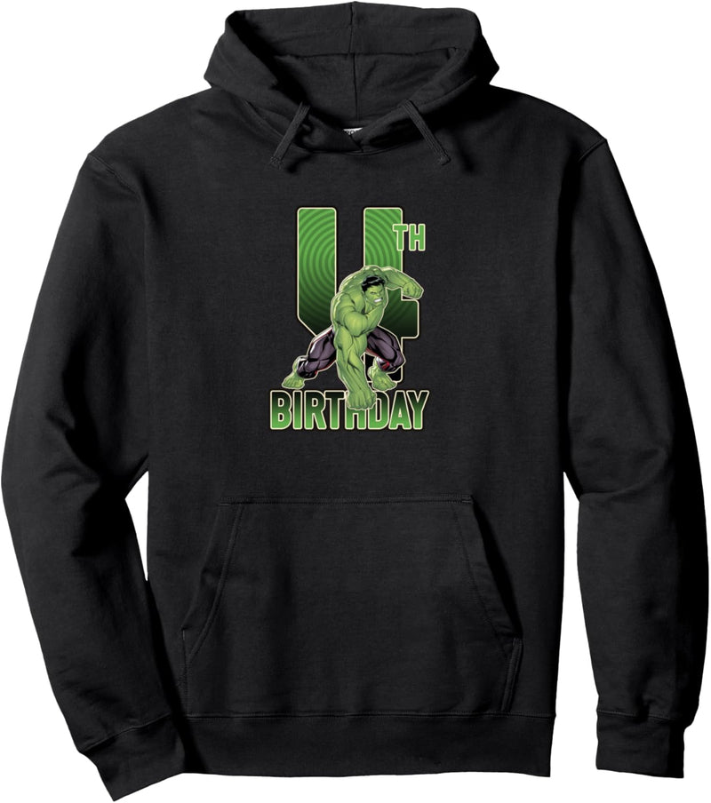 Marvel Hulk Smash 4th Birthday Pullover Hoodie