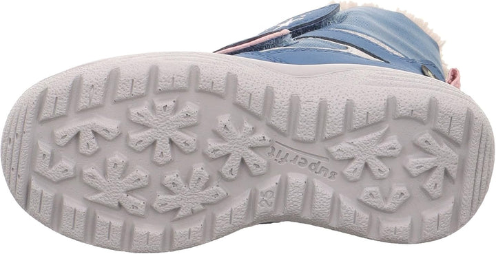 Superfit Mädchen Crystal Warm Gefütterte Gore-tex Schneestiefel 25 EU Schmal Blau Grau 8020, 25 EU S