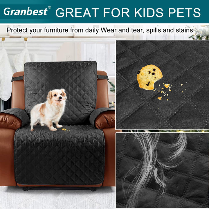 Granbest Wasserabweisende Recliner Stuhl Abdeckung wasserdichte Recliner Stuhl Slipcovers Anti-Rutsc