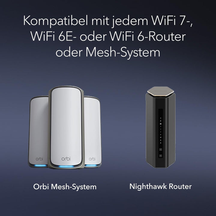 NETGEAR Nighthawk WiFi 7 USB 3.0-Adapter (A8500) – BE5000 Tri-Band Wireless Gigabit Speed (bis zu 5