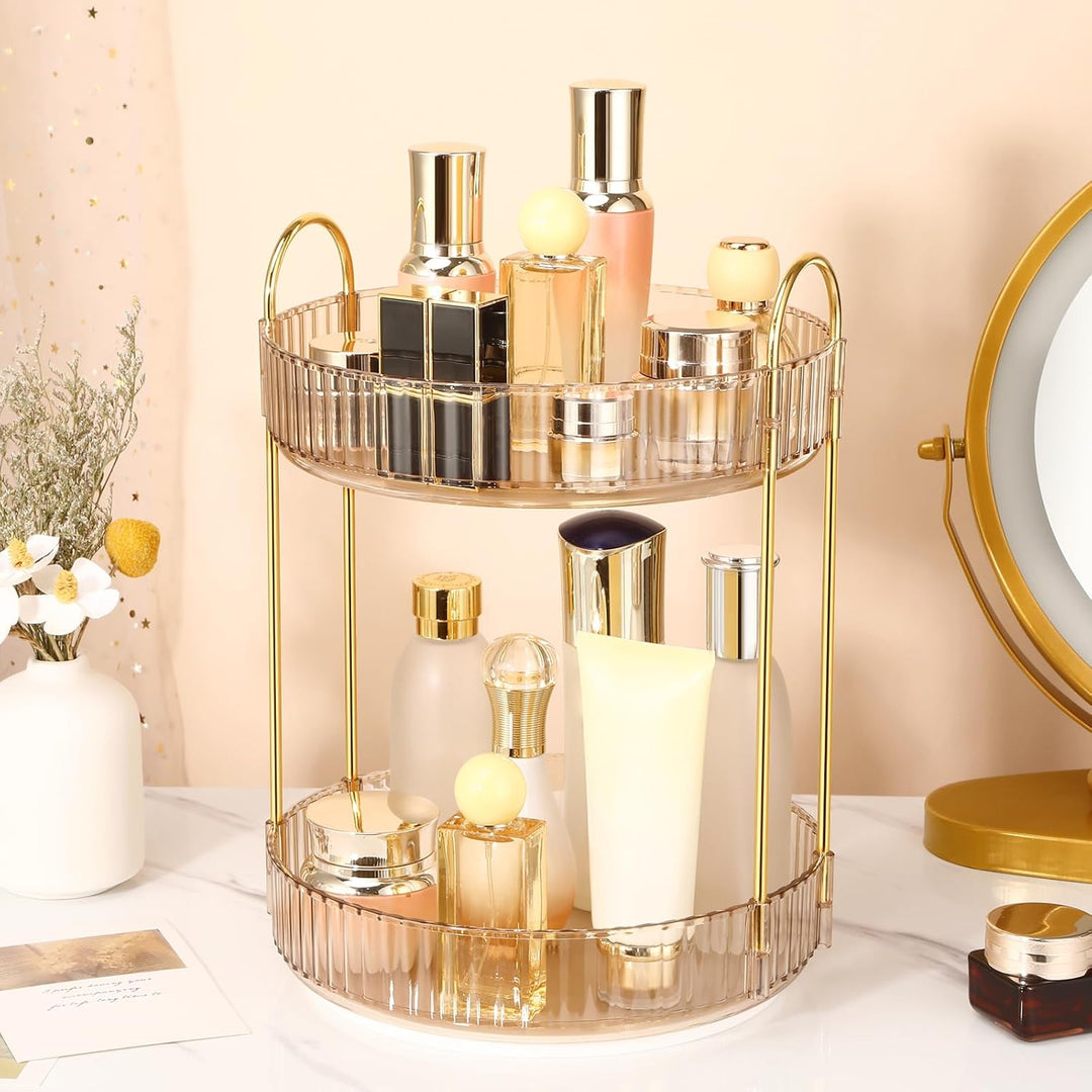 Organizer Schminke, Make Up Organizer 360 Grad Drehbar Grosse Kapazität, Multifunktionaler Kosmetik