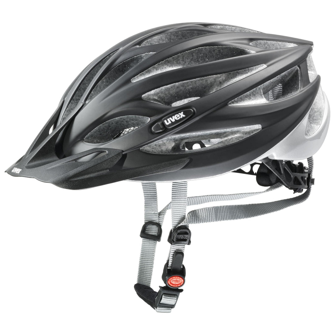 Uvex Oversize black mat silver 61-65 cm, black mat silver 61-65 cm