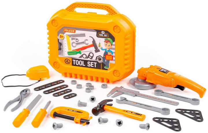 Werkzeugkoffer Nr. 19 Kinder Spielset 30-TLG. mit Heimwerker Handwerker Werkzeug