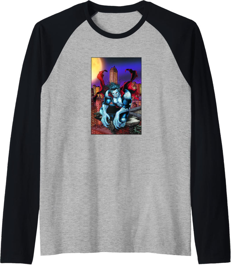 Marvel Morbius The Living Vampire Portrait Raglan