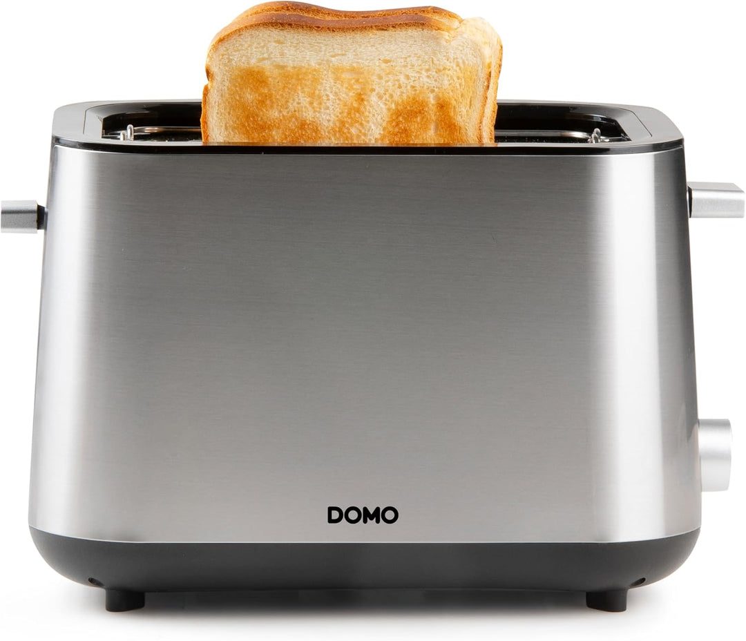 DOMO DO966T Toaster - Für 2 Toasts - 3 Funktionen: rösten, auftauen, abbrechen - 7 Temperaturstände