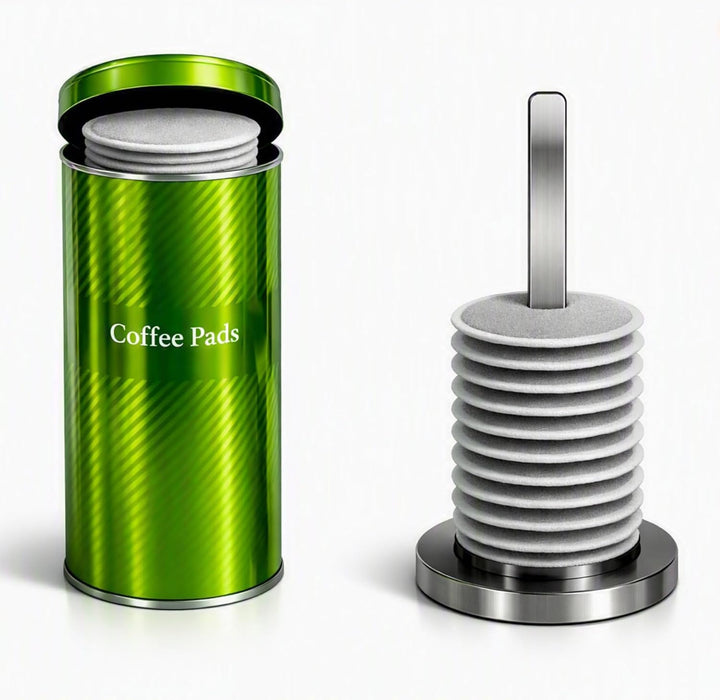 Kaffee-Paddosen Set + plus 4 Padlifter neu aus Edelstahl