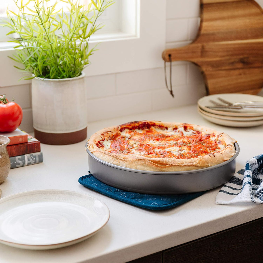 Chef Pomodoro Pizzablech – Pizzapfanne - Pizza Backblech – Pizza Blech – Pizza Pan – Chicago Style P