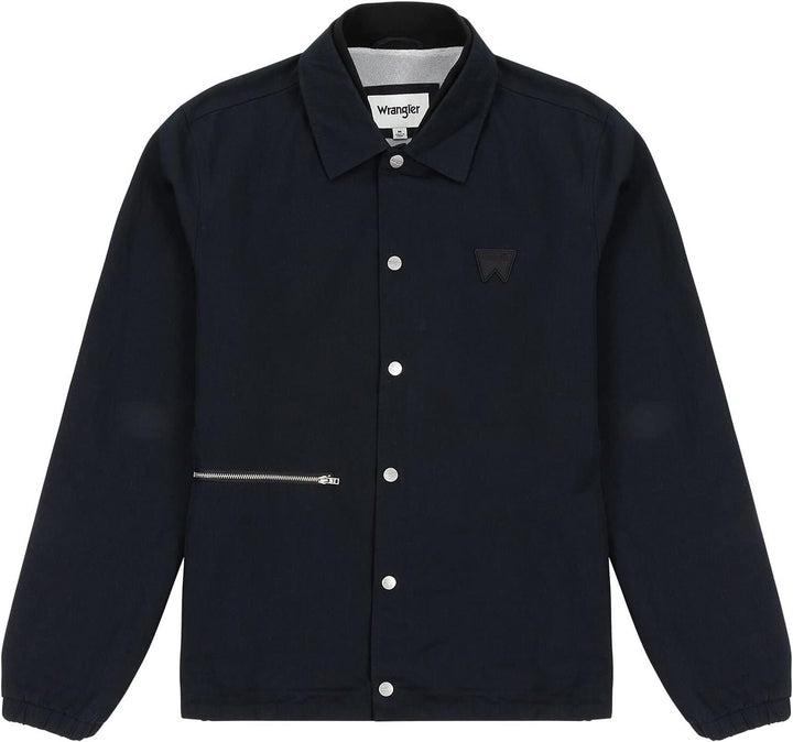 Wrangler Herren Coach Jacket S Schwarz, S Schwarz