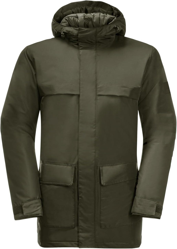 Jack Wolfskin Herren Winterlager Parka M Parka XL island moss, XL island moss