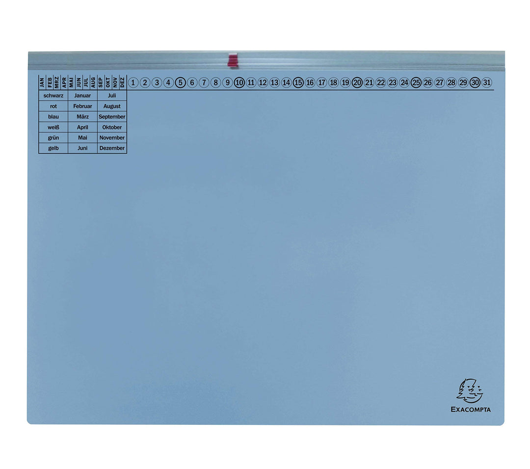 Exacompta 370106B 25er Pack Premium Kanzlei Hängehefter Exaflex Linksheftung, aus extra starkem Recy