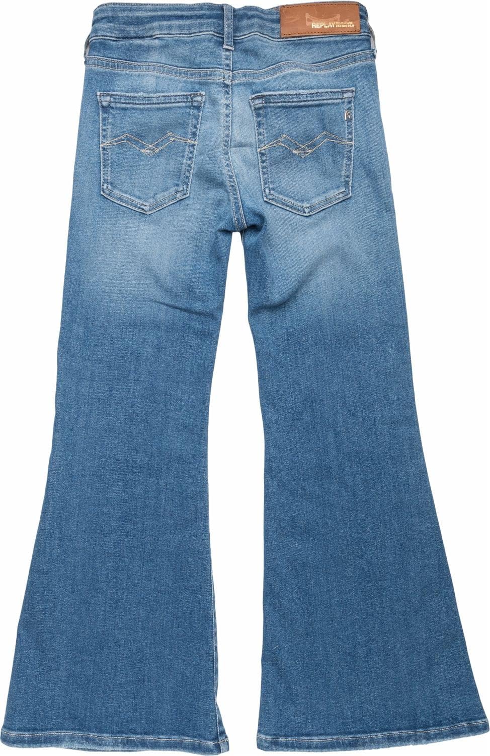 Replay Mädchen Jeans Avry Bootcut-Fit 6 Jahre Light Blue 010, 6 Jahre Light Blue 010