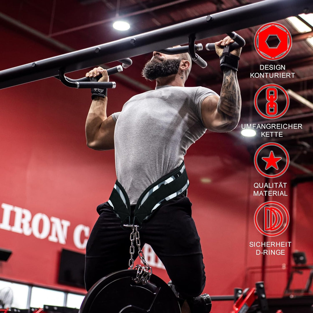 BEAST RAGE Gewichthebergürtel, Leder, strapazierfähig, Fitnessstudio, Bodybuilding, Workout, Trainin