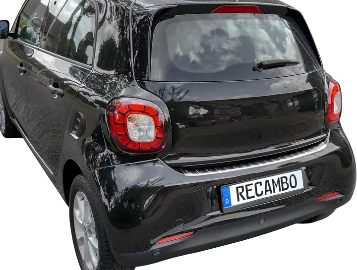 Ladekantenschutz Edelstahl CHROM kompatibel für Smart ForFour | W453 | BJ 2014-2019 | premium Qualit