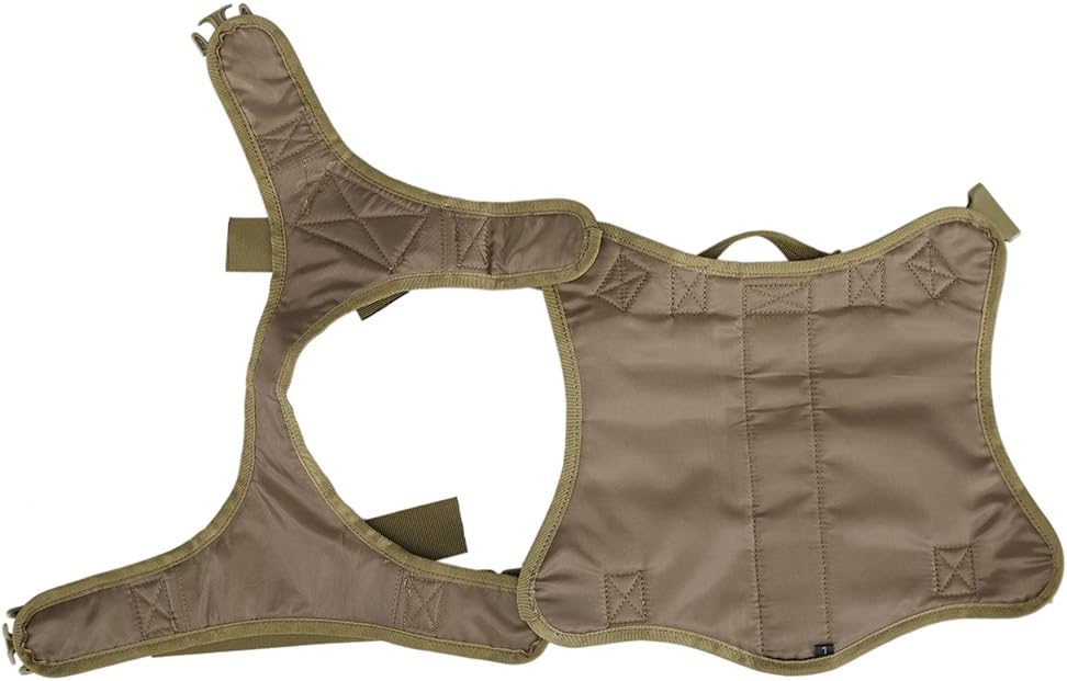 OneTigris Taktische Hundeweste Service Hundegeschirr MOLLE Hundeausbildung Geschirr 1000D Nylon (M,