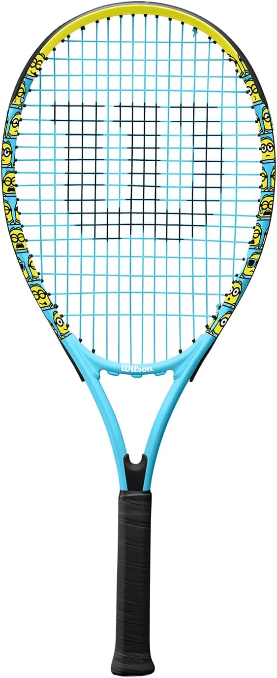 Wilson Tennisschläger Minions XL 113, Aluminium, Ausgewogene Balance, 275 g, 68,6 cm Länge Griffstär