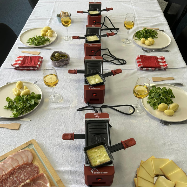 LTTLE BALANCE 8950 Happy Connect 2-4 Mouuuh…!, Raclette für 1 oder 2 Personen, Montage in Reihe von