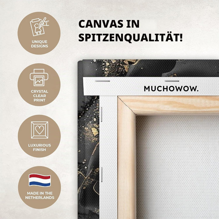 MuchoWow© Leinwandbild Gross 120x80 cm XXL Dekoration Wohnzimmer Bilder Pictures Wall Decoration Liv
