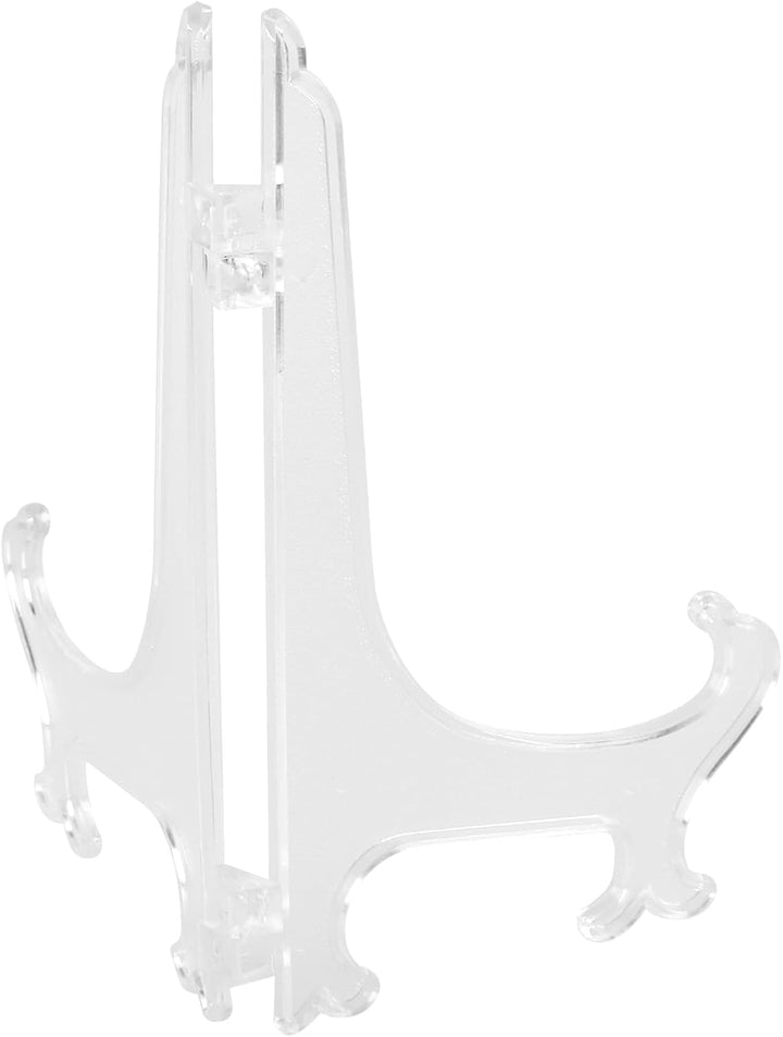 20 Stück Tellerständer aus Kunststoff, 8 Inch Transparent Bilderständer, Kartenständer für Teller, K