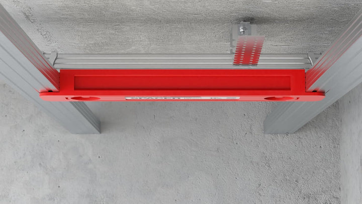 Specialist+ Trockenbau-Rahmen-Werkzeugset I x2 SPACER, 2 Stück FAST INSTALL-Gipsmagnet und x1 HAMER