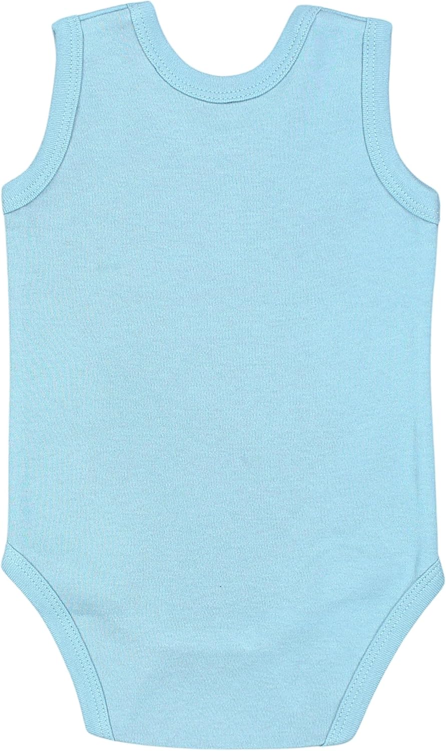 TupTam Baby Jungen Achselbody – Weicher Baby Body im 5er Pack aus Baumwolle, Body Baby Unifarben OEK