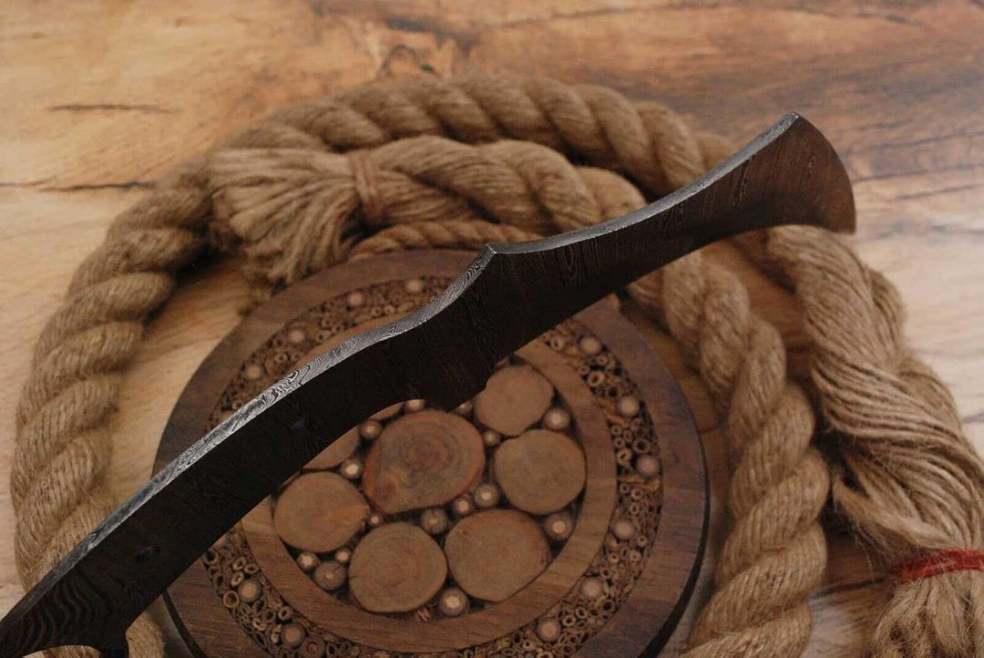Damast Klinge Handgeschmiedete Damast Rohling Damascus blank blade 6026EA