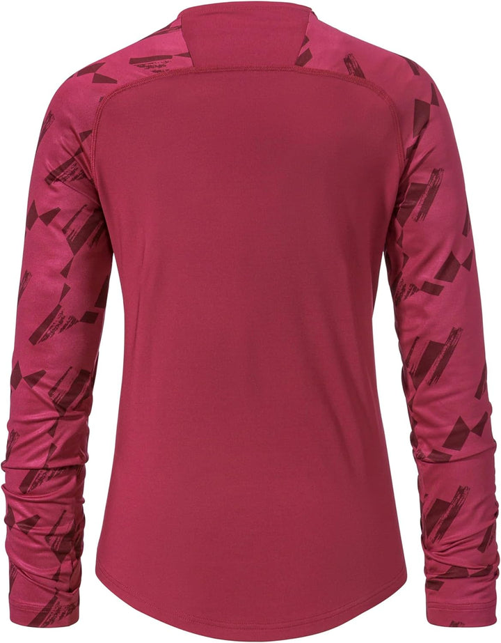 Schöffel Damen Longsleeve Lakata Trail L, atmungsaktives MTB Shirt, Fahrradtrikot mit 4-Wege Stretch