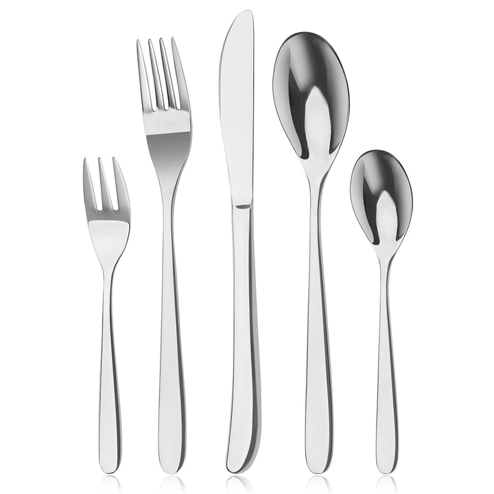 Besteck Set, Bettlife 30-teilig Besteckset für 6 Personen mit Messer/Gabel/Löffel, Edelstahl Essbest