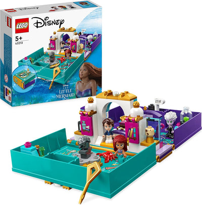 LEGO Disney Prinzessin Die kleine Meerjungfrau Märchenbuch Spielzeug zum Bauen für Kinder, Mädchen u