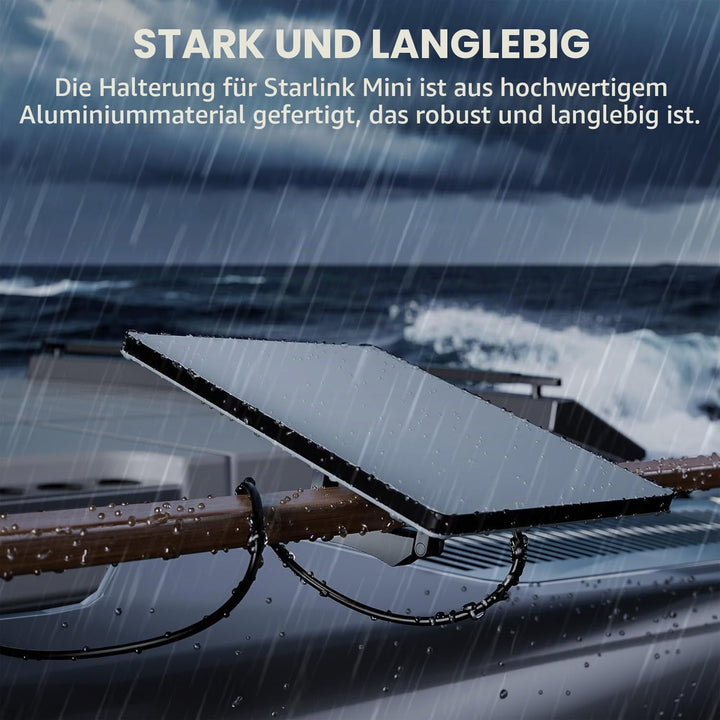 Starlink Mini Halterung - Starlink Mini Dachträgerhalterung 1,2-4,8 cm für Satellitenzubehör, passen