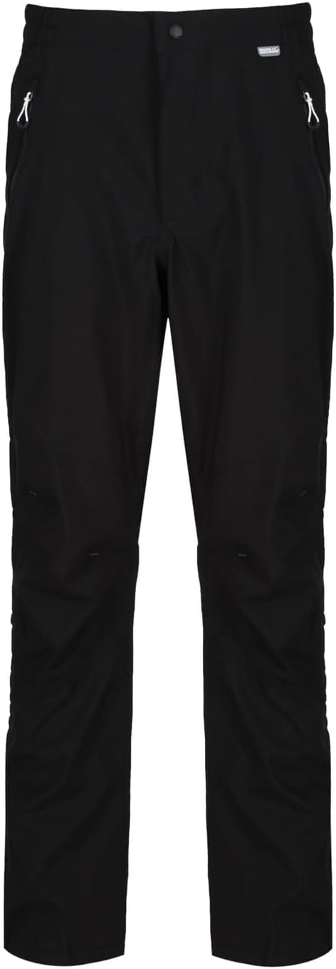 Regatta Herren Over Trousers Highton Stretch' Waterproof Breathable Regular S Schwarz, S Schwarz