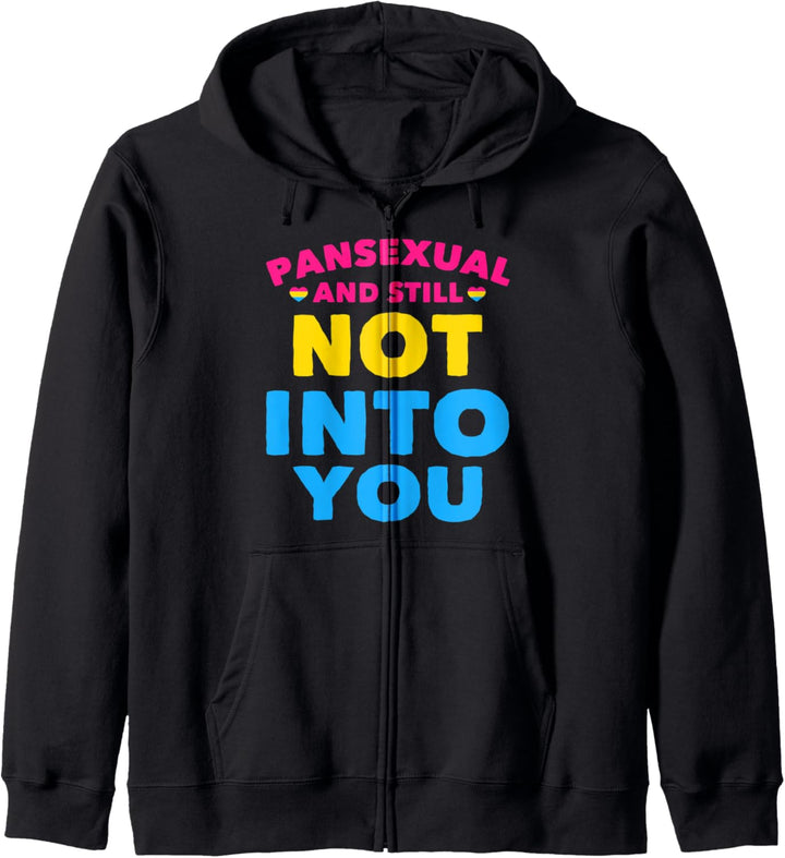 LGBTQ Witz Queer Pan Lustiges Geschenk Pansexuell Kapuzenjacke