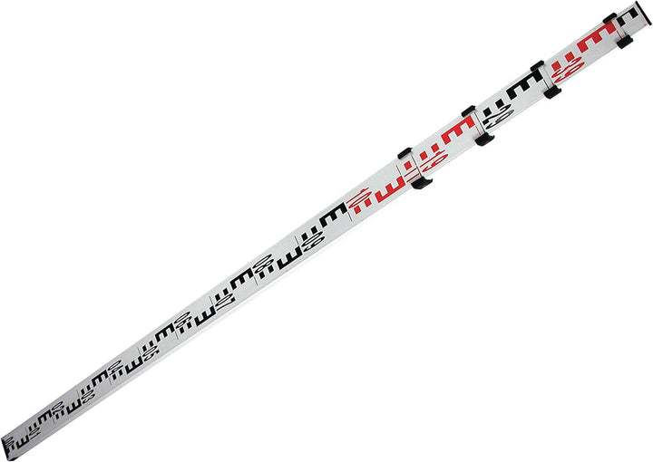 Stanley Teleskopnivellierlatte, Aluminium, AR51 (5m Länge in 5 Segmenten, cm/mm Einteilung) 1-77-161