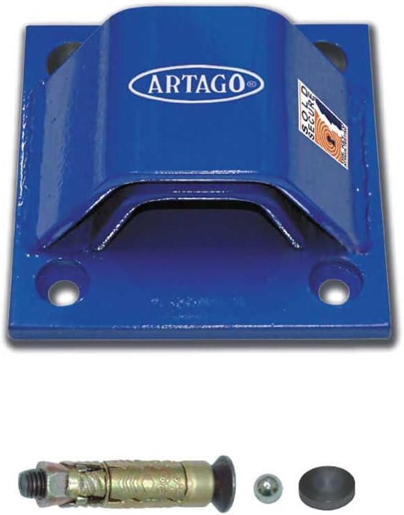 Artago 61 Bodenanker Wandanker Fahrrad Motorrad Garage, Diebstahlsicherung mit Zulassung Sold Secure