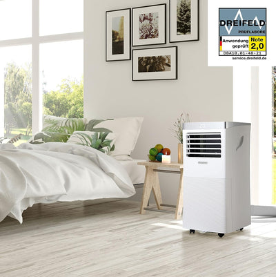 Monzana Mobile Klimaanlage MZKA780 7000 BTU 4in1 Fernbedienung 2100W Abluftschlauch Timer Schlafmodu