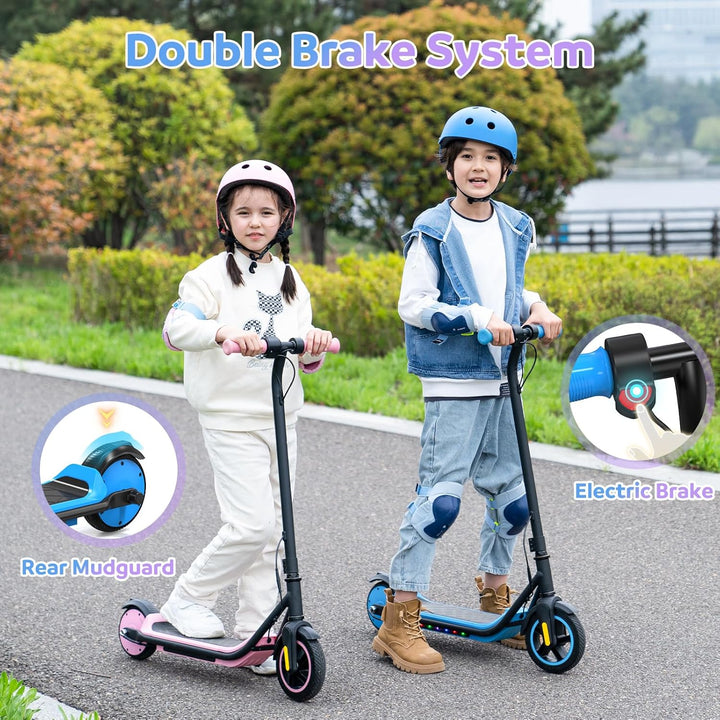 EVERCROSS Elektroroller für Kinder, 7" Leichter Elektroroller für Kinder 6-12 Jahren, Elektroscooter