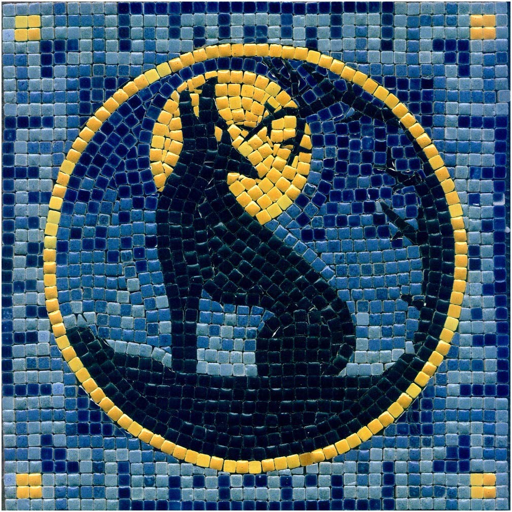 ALEA Mosaic Mosaik bastelset, DIY 20x20cm, Wolf, Wolf
