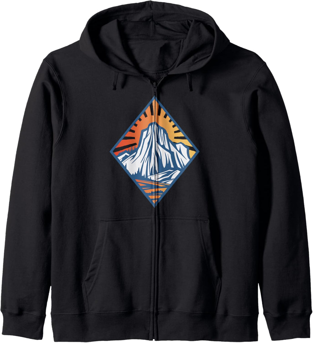 Trendy Mountainside Diamond Kapuzenjacke