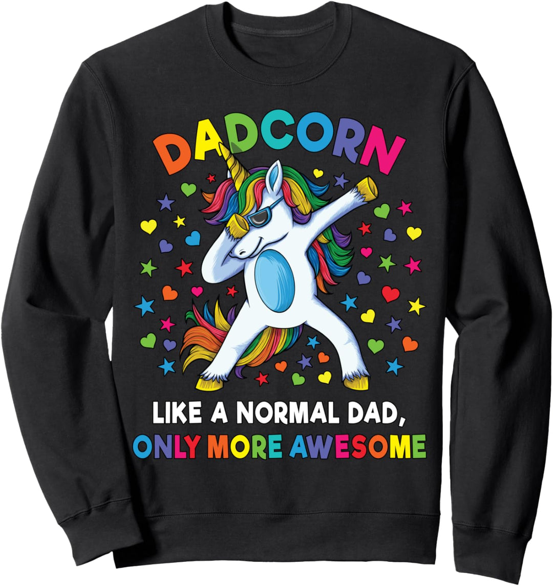 Vater Einhorn Jungen Party Geschenk Sweatshirt