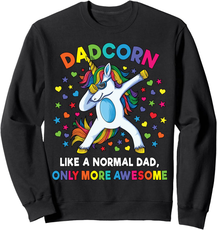 Vater Einhorn Jungen Party Geschenk Sweatshirt