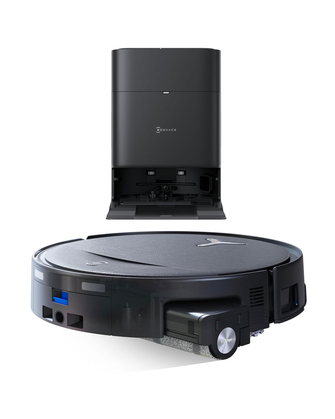 ECOVACS DEEBOT T80S Omni Saugroboter mit Wischfunktion, Roboterstaubsauger 24.800 Pa, OZMO Roller 2.