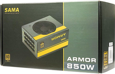 Inter-Tech SAMA FTX-850-B Armor Netzteil 850 W 20+4 pin ATX ATX Schwarz